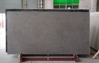 Fabrieks Nieuwe Industriële ontwerp Opgepoetste oppervlakte Concreet Grey Quartz Slab voor Countertops
