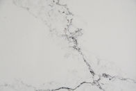15MM Opgepoetste het Kwartssteen van Douane Witte Carrara met Keukencountertop