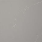Het Kwartssteen van plak Lichte Grey Carrara Chalky White Veins met Badkamers