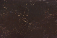 Keukencountertop Stevige de Steen Zwarte Kleur van het Oppervlakte Kunstmatige Kwarts