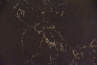 Keukencountertop Stevige de Steen Zwarte Kleur van het Oppervlakte Kunstmatige Kwarts
