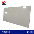 3000*4000*20MM de Lichte Grey Glass Wall Panel Quartz Muur van de Steenvloer