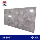 Gezwoegd beëindig 20MM Grey Calacatta Wall Panel Quartz Oppervlakte