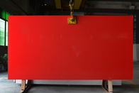 30mm Countertop van de de Steen Zuivere Rode Keuken van het Dikte Kunstmatige Gebouwde Kwarts Materialen