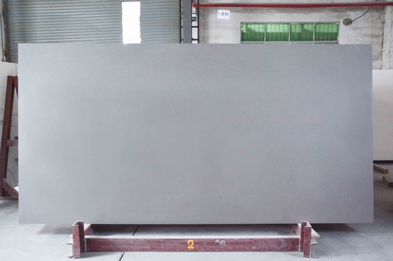 Grey Color Artificial Quartz Stone Commerciële Binnenlandse 63 &quot; X126“