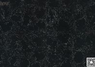Hittebestendige Zwarte het Kwartstegels die van Carrara Langzaam verdwenen vloeren Anti van de Huisdecoratie