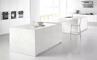 Kunstmatige Witte het Kwartsplak van Calacatta van de Kwartssteen voor Keukenbovenkant