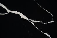 Marmeren het Kwartssteen 3200*1600*20/30mm van het keukeneiland Calacata-Zwarte