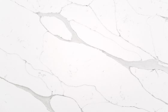 Stevige Witte Calacatta-Kwartssteen voor Countertops Bouwmaterialen