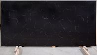 Marmeren kijk Zwarte Kunstmatige Cararra-de Plak Gemakkelijke Schoon van de Kwartssteen