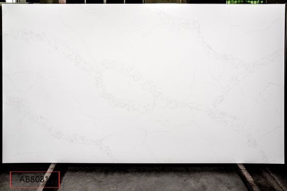 Van de de Steenklasse van het Calacatta Witte Kwarts de Kleurenusd voor Eiland/Bankbovenkant
